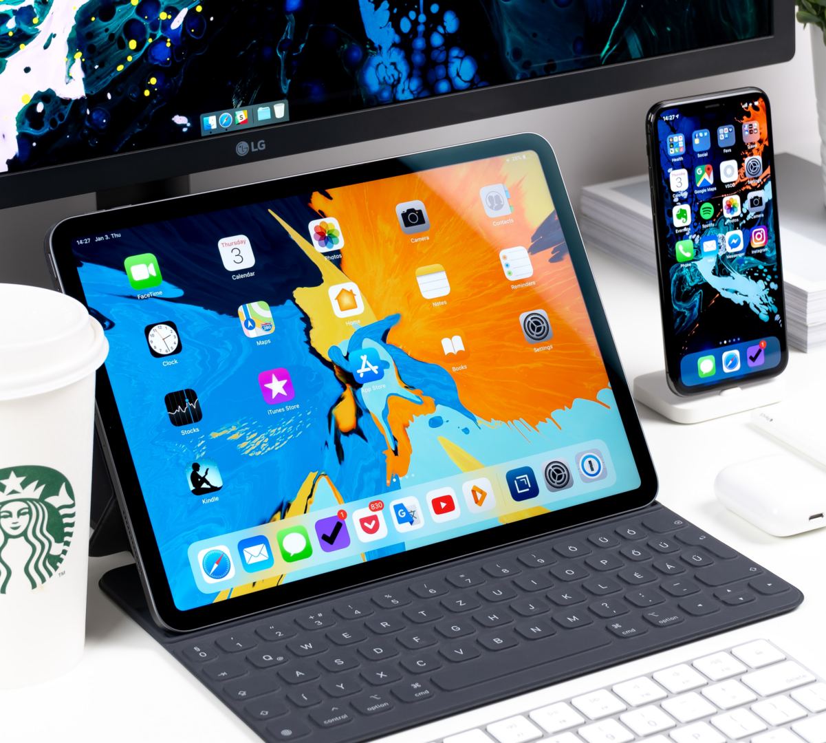 Laptop and i pad 1 from aci