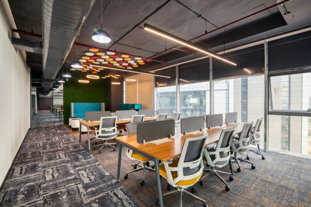 Essential features of an open-plan office