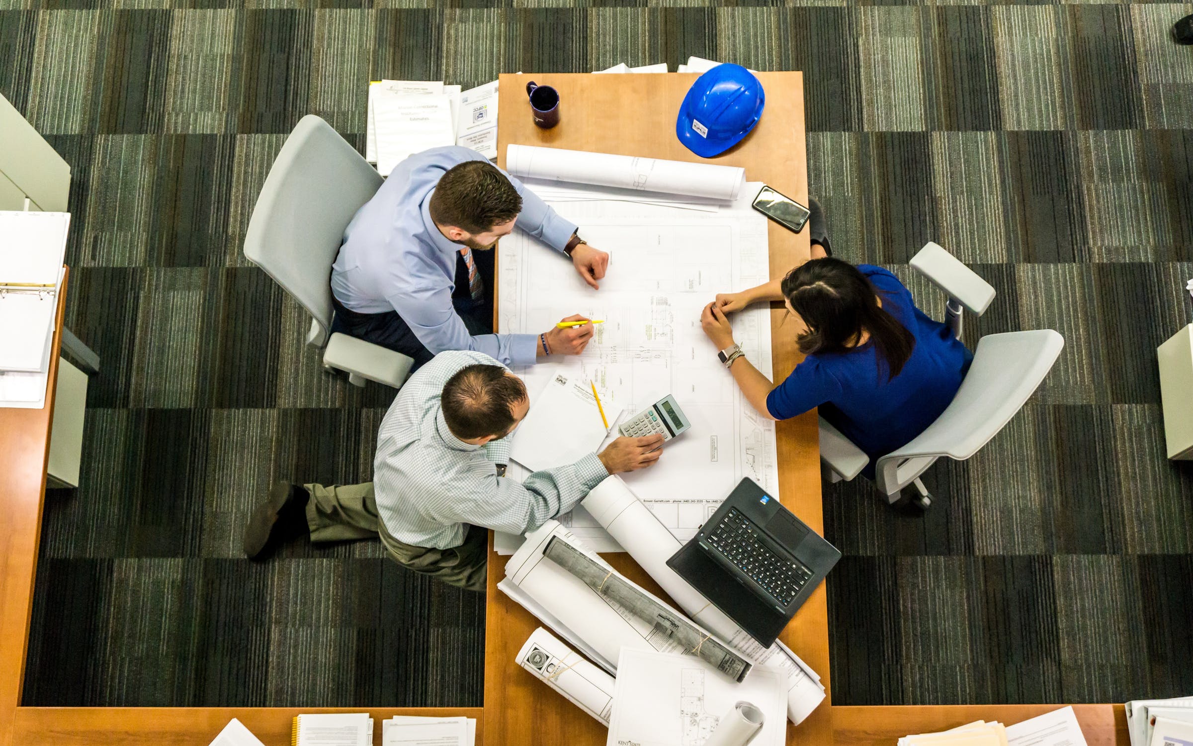 Group of People Working